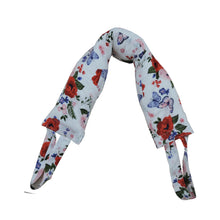 Load image into Gallery viewer, Hot & Cold Therapy Neck & Shoulder Wrap - Tourmaline Beads Filler - Neck Pain Relief - Floral Print