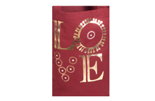 Load image into Gallery viewer, Tote Bag with Gold Foil Print - Berry/Maroon
