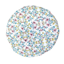 Load image into Gallery viewer, Shower Cap - Floral Lake Ditsy Print - White & Multi