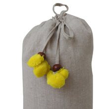 Load image into Gallery viewer, Yoga Mat Bag - Tree Of Life Embroidered - Beige & Yellow