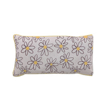 Load image into Gallery viewer, Eye Pillow Filled with Flaxseed - Outline Floral printed Eye Pillow with piping
