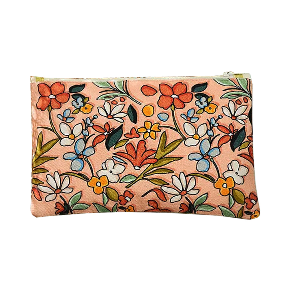 Kanyoga - Peachy Bloom Printed Pouch