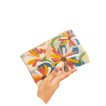 Load image into Gallery viewer, Kanyoga - Summer Bloom Aari Embroidered Pouch
