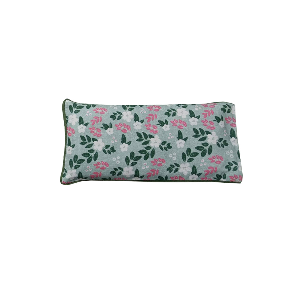 Eye Pillow Filled with Flaxseed - Ditsy Floral Printed Eye Pillow with piping