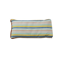 Load image into Gallery viewer, Eye Pillow Filled with Flaxseed - Multicolor Stripe printed Eye Pillow with piping
