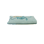 Eye Pillow Filled with Flaxseed - Typographic Design - 