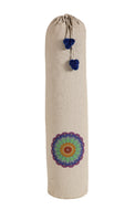Yoga Mat Bag - Mandala Print - Beige & Blue