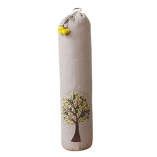 Load image into Gallery viewer, Yoga Mat Bag - Tree Of Life Embroidered - Beige &amp; Yellow

