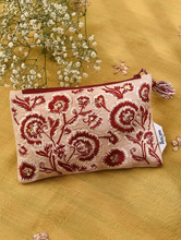 Load image into Gallery viewer, Kanyoga - Floral sequins embroidered pouch
