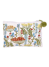 Load image into Gallery viewer, Kanyoga Spring Moon Embroidery Cotton Pouch With Pom Pom Attached For Women
