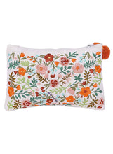 Load image into Gallery viewer, Kanyoga Spring Valley Embroidery Cotton Pouch With Pom Pom Attached For Women
