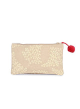 Load image into Gallery viewer, Kanyoga Embroidered Cotton Pouch With Pom Pom Attached For Women
