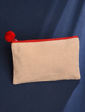 Load image into Gallery viewer, Kanyoga - Patched Pouch with Pom-Pom
