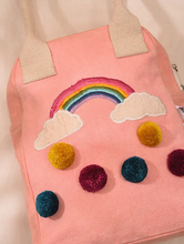 Load image into Gallery viewer, Kids Embroidered Tote Bag
