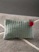 Load image into Gallery viewer, Kanyoga - Velvet quilted pouch
