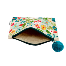 Load image into Gallery viewer, Kanyoga - Multi color floral embroidered pouch
