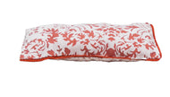 Eye Pillow Filled With Lavender & Flaxseed - Orange & White