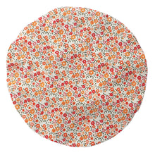 Load image into Gallery viewer, Shower Cap - Floral Print - Red &amp; Orange
