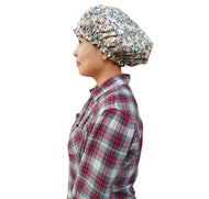 Shower Cap - Floral Lake Ditsy Print - White & Multi
