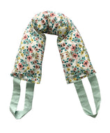 Hot & Cold Therapy Neck & Shoulder Wrap - Tourmaline Beads Filler - Neck Pain Relief - Blue & Multi
