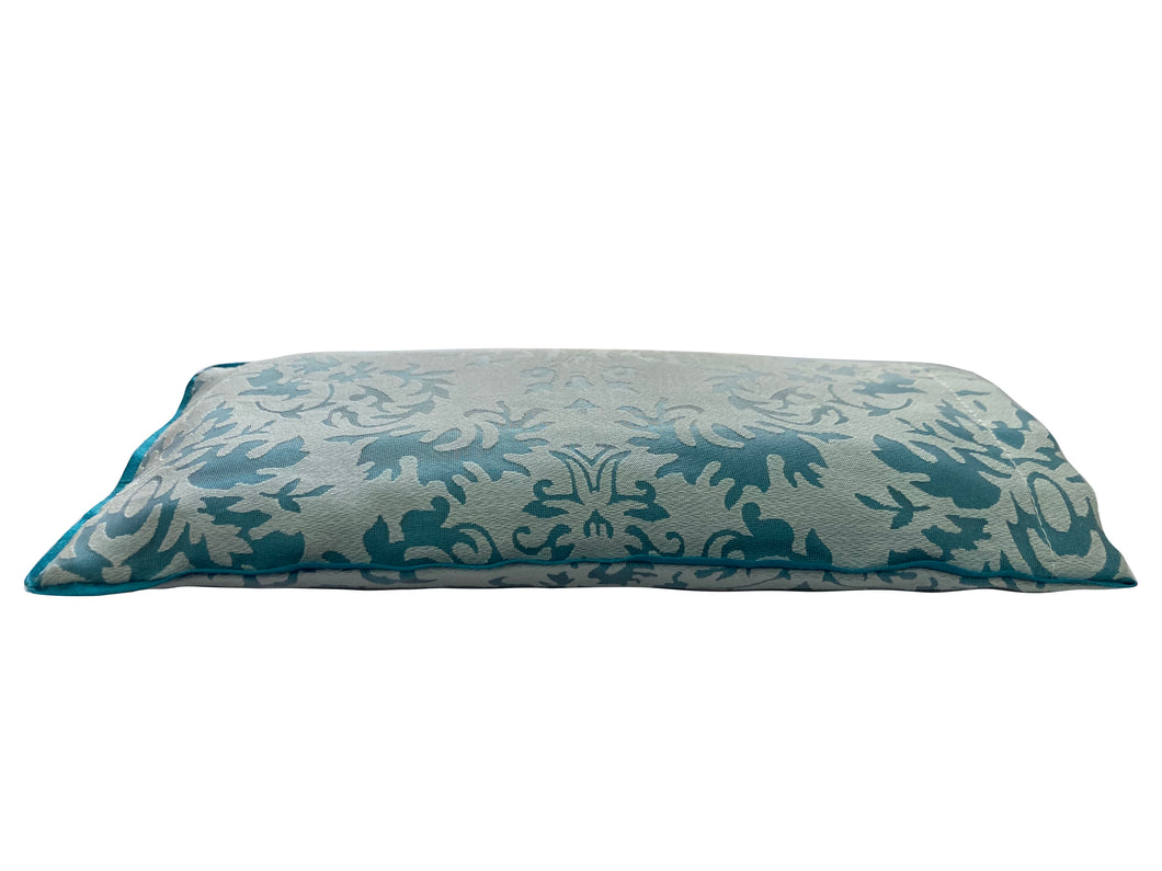 Eye Pillow Filled With Lavender & Flaxseed - Blue & White