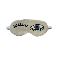 Load image into Gallery viewer, Eye Mask - Evil Eye Embroidered

