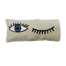 Load image into Gallery viewer, Eye Pillow Filled With Lavender &amp; Flaxseed - Evil Eye Embroidered

