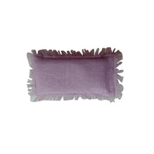 Load image into Gallery viewer, Eye Pillow Filled with Flaxseed - Solid with fringes
