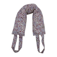 Hot & Cold Therapy Neck & Shoulder Wrap - Tourmaline Beads Filler - Neck Pain Relief - Ditsy Floral Print