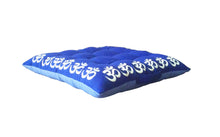 Load image into Gallery viewer, Meditation Cushion/Floor Pillow - Om Embroidered - Blue

