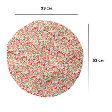 Load image into Gallery viewer, Shower Cap - Floral Print - Red &amp; Orange
